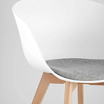 Стул из пластика с мягким сиденьем Eames варинант исполнения - 7 | Loft Concept в Волгограде