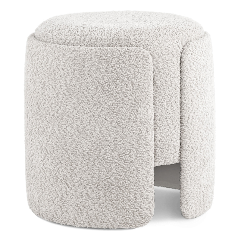 Дизайнерский Пуф Букле Poof Alice Light Gray Boucle Светло-серый Дизайнерский Пуф Букле Poof Alice Light Gray Boucle Светло-серый в Волгограде | Loft Concept