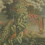 Обои ручная роспись Le Brésil Brume варинант исполнения - 4 | Loft Concept в Волгограде