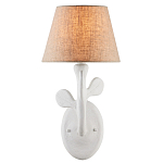 Бра с белым каркасом и тканевым абажуром Natural Stems варинант исполнения - 2 | Loft Concept в Волгограде