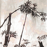 Обои ручная роспись Bamboo Quicksilver on Tarnished Silver gilded paper варинант исполнения - 1 | Loft Concept в Волгограде