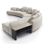 Большой угловой Диван California трансформер с приставными деревянными модулями   варинант исполнения - 2 | Loft Concept в Волгограде