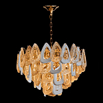 Люстра с многослойными белыми и прозрачными подвесками Character Chandelier варинант исполнения - 4 | Loft Concept в Волгограде