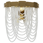 Бра с хрустальными подвесками Riche Crystal Metal Wall Lamp варинант исполнения - 1 | Loft Concept в Волгограде