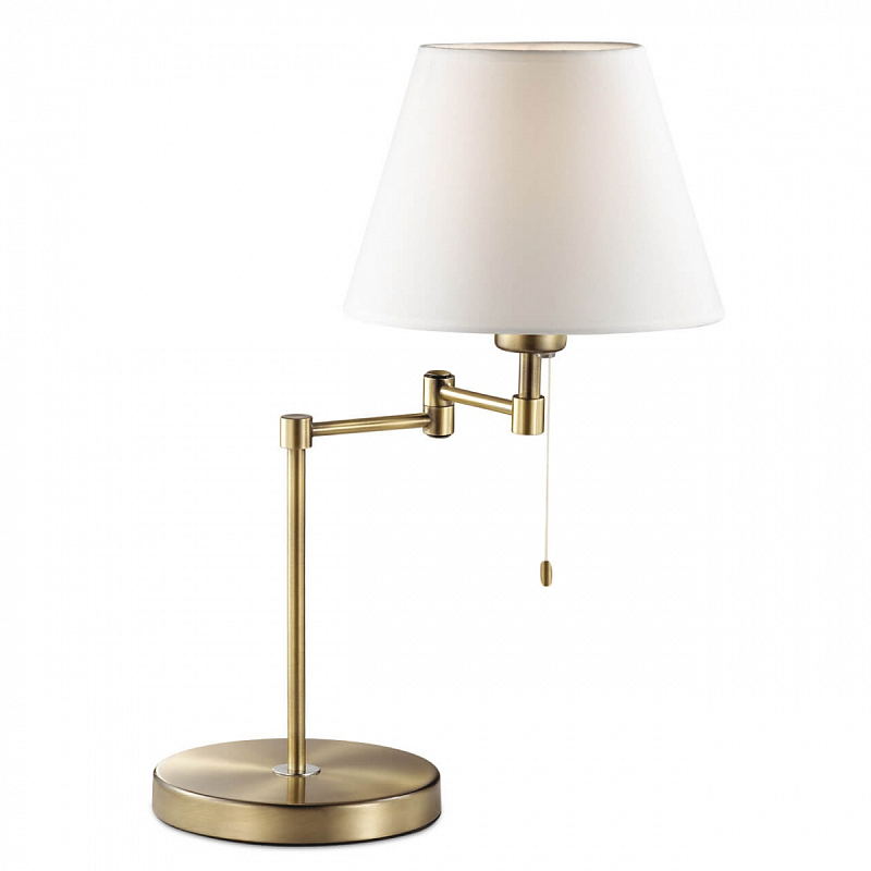 Настольная лампа Selvo Bronze Table lamp Белый Бронза Настольная лампа Selvo Bronze Table lamp Белый Бронза в Волгограде | Loft Concept