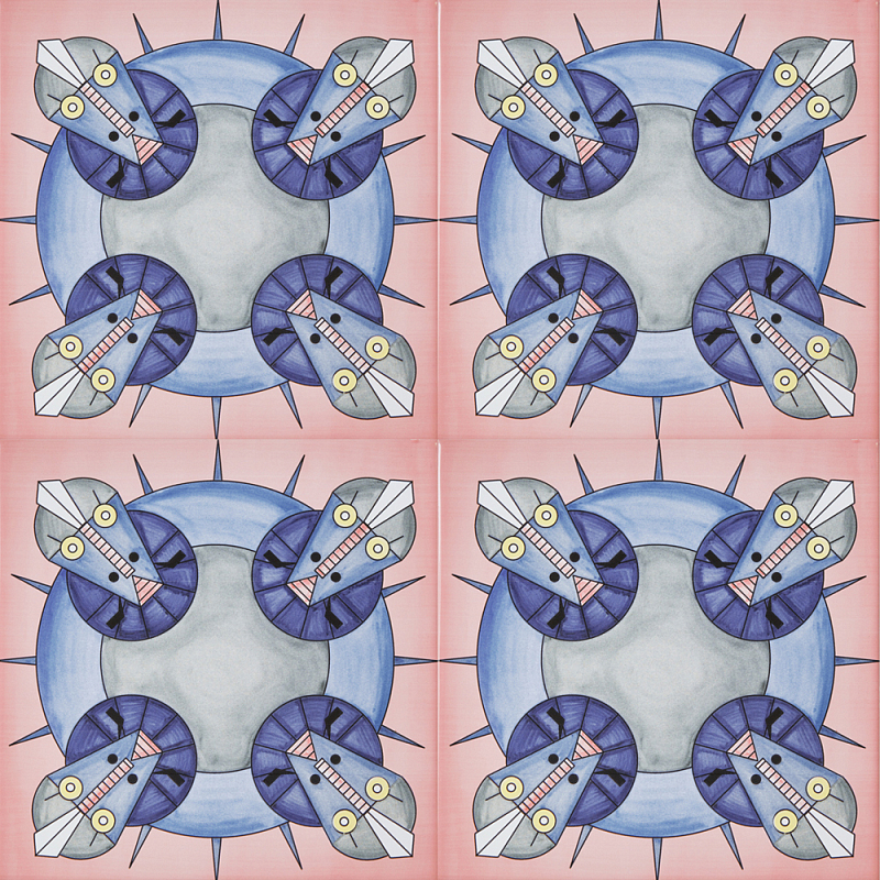 Плитка дизайнерская с узором Экипаж Мульти в Волгограде | Loft Concept 