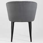 Мягкое кресло на металлических ножках Shaggy Dark Grey варинант исполнения - 3 | Loft Concept в Волгограде