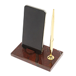 Подставка для телефона с ручкой из натурального камня креноид Natural Stone Stand варинант исполнения - 3 | Loft Concept в Волгограде