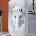 Ваза с золотисто-белыми фрагментами Faces of Imagination варинант исполнения - 5 | Loft Concept в Волгограде