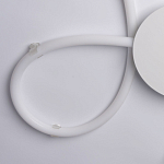 Люстра белого цвета с тремя изогнутыми светодиоидными плафонами Luke Lampco Tracer Lamp варинант исполнения - 3 | Loft Concept в Волгограде