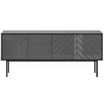 Длинная тумба с зеркальным декором Serena варинант исполнения - 11 | Loft Concept в Волгограде