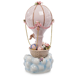 Статуэтка фарфоровая музыкальная Девочка на воздушном шаре Charming Statuette варинант исполнения - 1 | Loft Concept в Волгограде