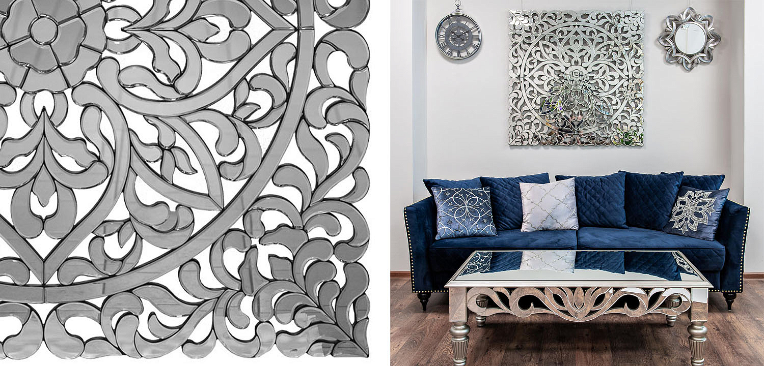 Зеркальное панно Openwork Mirror Square - Loft-Concept в Волгограде