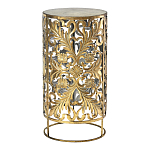 Столик приставной с цветочной резной фактурой Madagascar варинант исполнения - 1 | Loft Concept в Волгограде