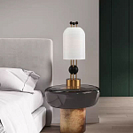 Настольная лампа в виде фонаря с белым фактурным абажуром Echoes of Light варинант исполнения - 7 | Loft Concept в Волгограде