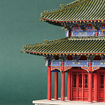 Макет Китайской пагоды миниатюра Дворцовый парк Синцинь в Пекине варинант исполнения - 1 | Loft Concept в Волгограде