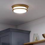 Потолочный светильник с белым матовым стеклянным плафоном в форме перевернутого конуса Hinkley варинант исполнения - 7 | Loft Concept в Волгограде