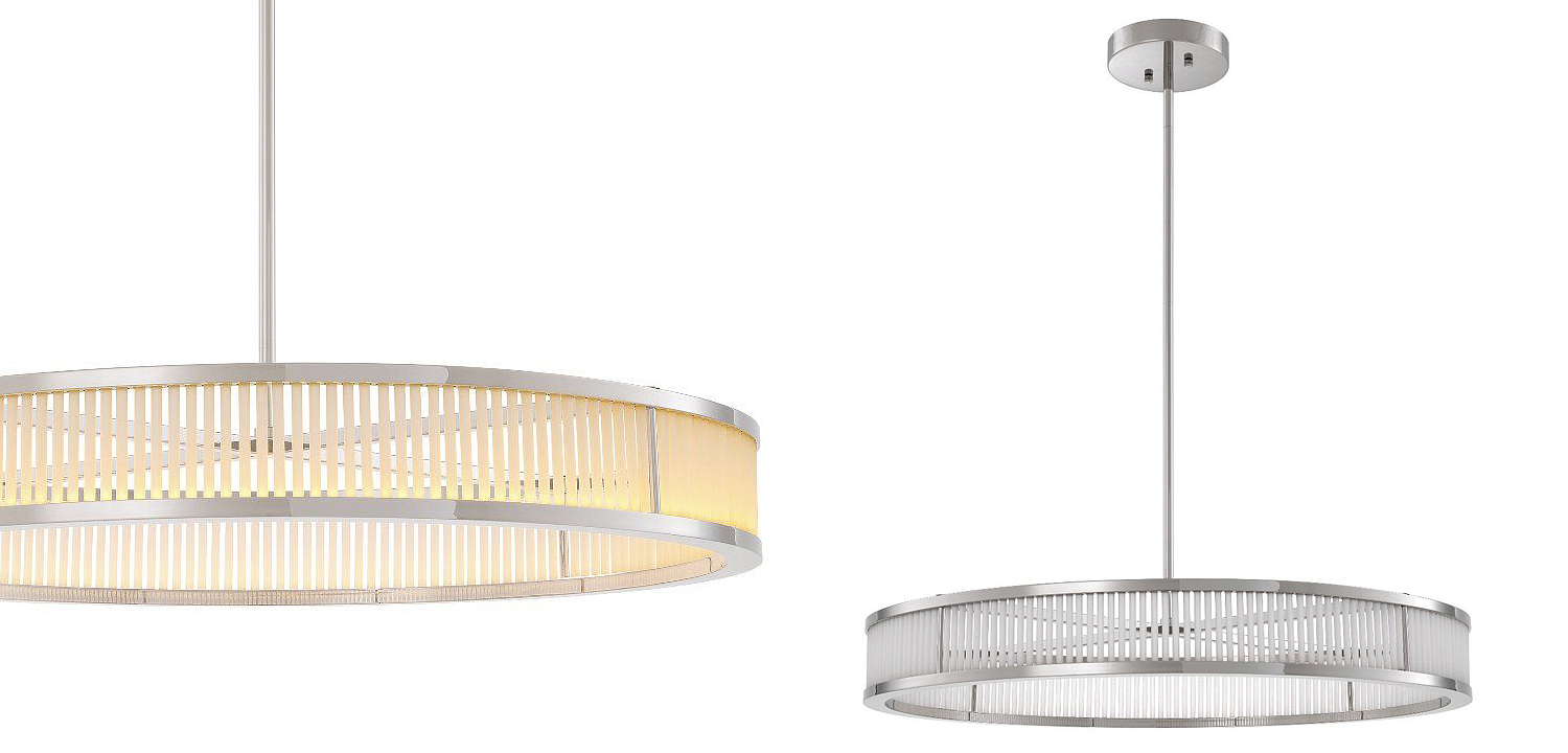 Люстра Eichholtz Chandelier Thibaud L Nickel Люстра Eichholtz Chandelier Thibaud L Nickel - Loft-Concept в Волгограде