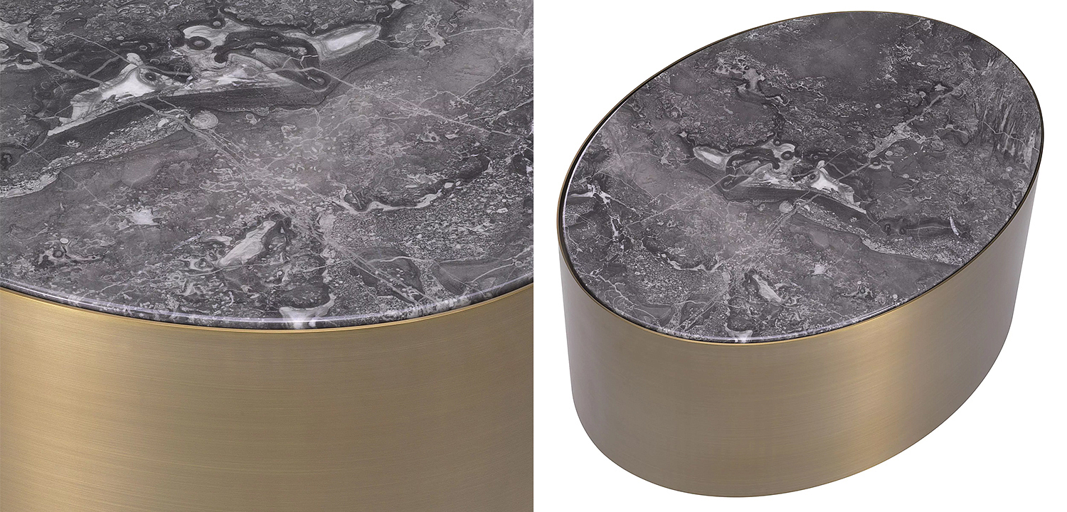 Приставной стол Eichholtz Side Table Porter Oval Приставной стол Eichholtz Side Table Porter Oval - Loft-Concept в Волгограде