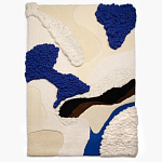 Ковер ручной работы Electric blue and popcorn варинант исполнения - 1 | Loft Concept в Волгограде