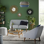 Кресло серое Pauley Grey Armchair варинант исполнения - 4 | Loft Concept в Волгограде