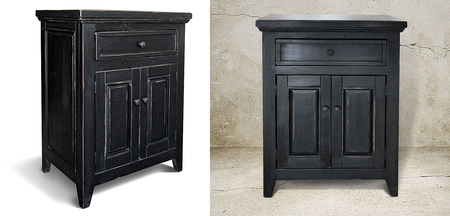 Комод в стиле прованс Geronimo Provence HARMONIE Weathered Charcoal Черный Комод в стиле прованс Geronimo Provence HARMONIE Weathered Charcoal Черный - Loft-Concept в Волгограде