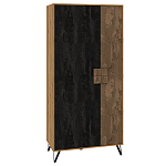 Шкаф двухдверный с 2-мя отделами с полками Stone Effect варинант исполнения - 1 | Loft Concept в Волгограде