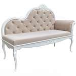 Рекомье со спинкой в стиле прованс Montmartre Provence Ottoman варинант исполнения - 2 | Loft Concept в Волгограде