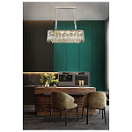 Люстра овальная с хрустальными подвесками Roul Crystal Light варинант исполнения - 8 | Loft Concept в Волгограде