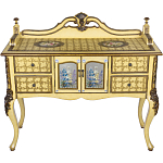 Комод деревянный Illustration of flowers варинант исполнения - 1 | Loft Concept в Волгограде