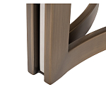 Столик журнальный с круглой мраморной столешницей Unique Stone Design варинант исполнения - 6 | Loft Concept в Волгограде