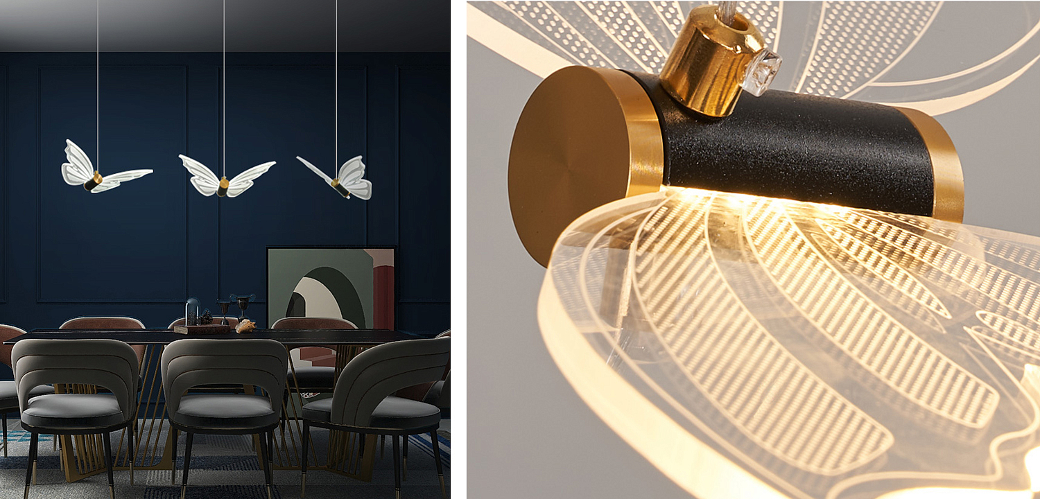 Люстра Glass butterfly chandelier B Люстра Glass butterfly chandelier B - Loft-Concept в Волгограде