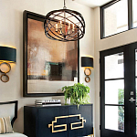 Люстра черная из эллиптических элементов Overlapping Orbits варинант исполнения - 2 | Loft Concept в Волгограде