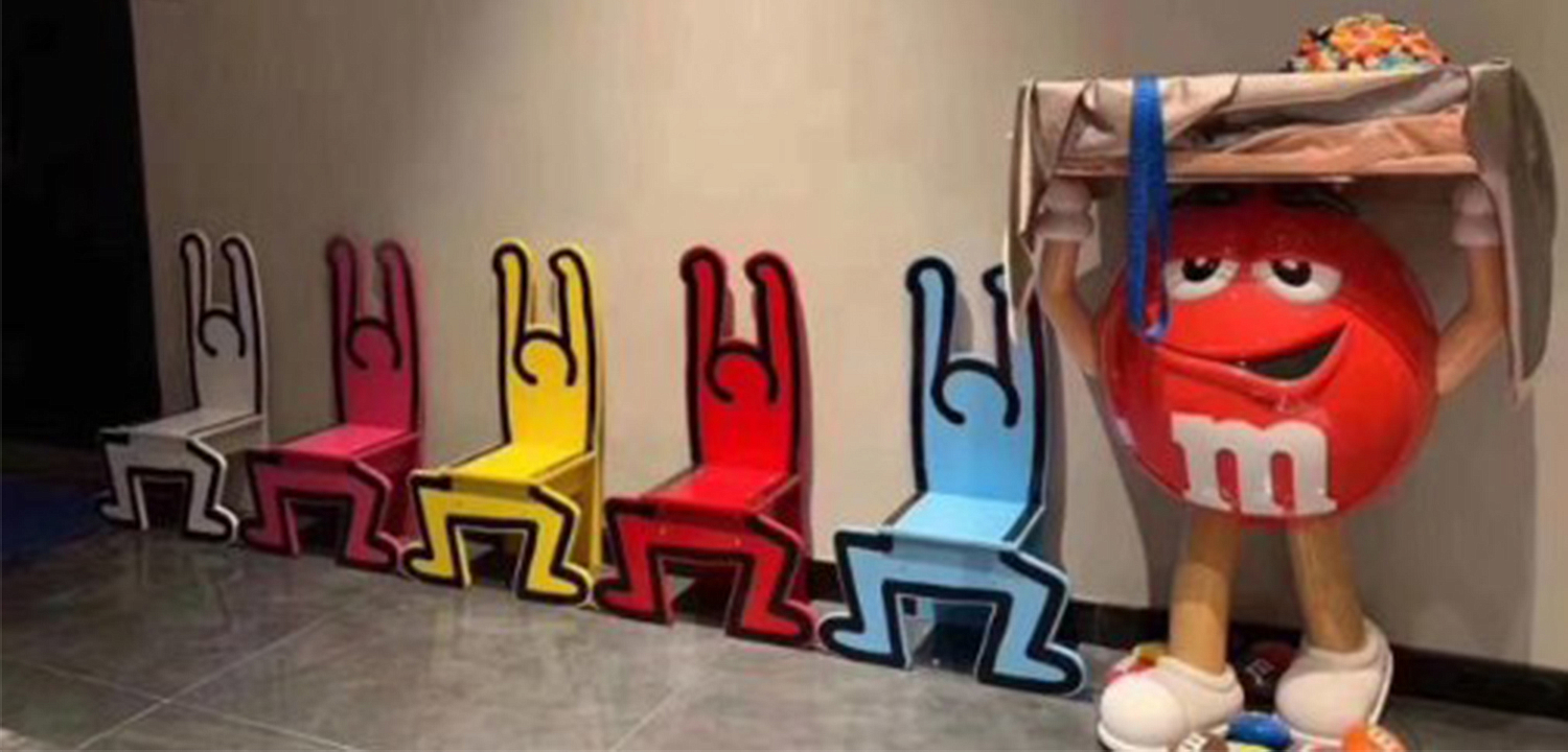 Детский стул Chaise Keith Haring Dancer Vilac Голубой Детский стул Chaise Keith Haring Dancer Vilac Голубой - Loft-Concept в Волгограде