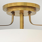 Потолочный светильник с круглым матовым белым плафоном Hinkley варинант исполнения - 6 | Loft Concept в Волгограде