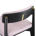 Барный стул из массива ясеня с обивкой из рогожки Elegant Ash Shape варинант исполнения - 5 | Loft Concept в Волгограде