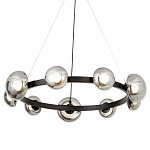 Светодиодная кольцевая люстра IONA Сhandelier black варинант исполнения - 1 | Loft Concept в Волгограде