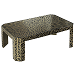 Дизайнерский кофейный стол с рисунком леопард Neytiri Beige Leopard варинант исполнения - 1 | Loft Concept в Волгограде
