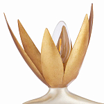 Торшер с 3-мя плафонами в виде цветов Golden Bird of Paradise варинант исполнения - 1 | Loft Concept в Волгограде