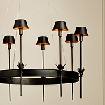 Люстра круглая со светодиодными лампами Innovation варинант исполнения - 5 | Loft Concept в Волгограде