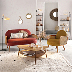 Зеркало из ротанга и сизаля WICKER MIRROR 100 варинант исполнения - 4 | Loft Concept в Волгограде