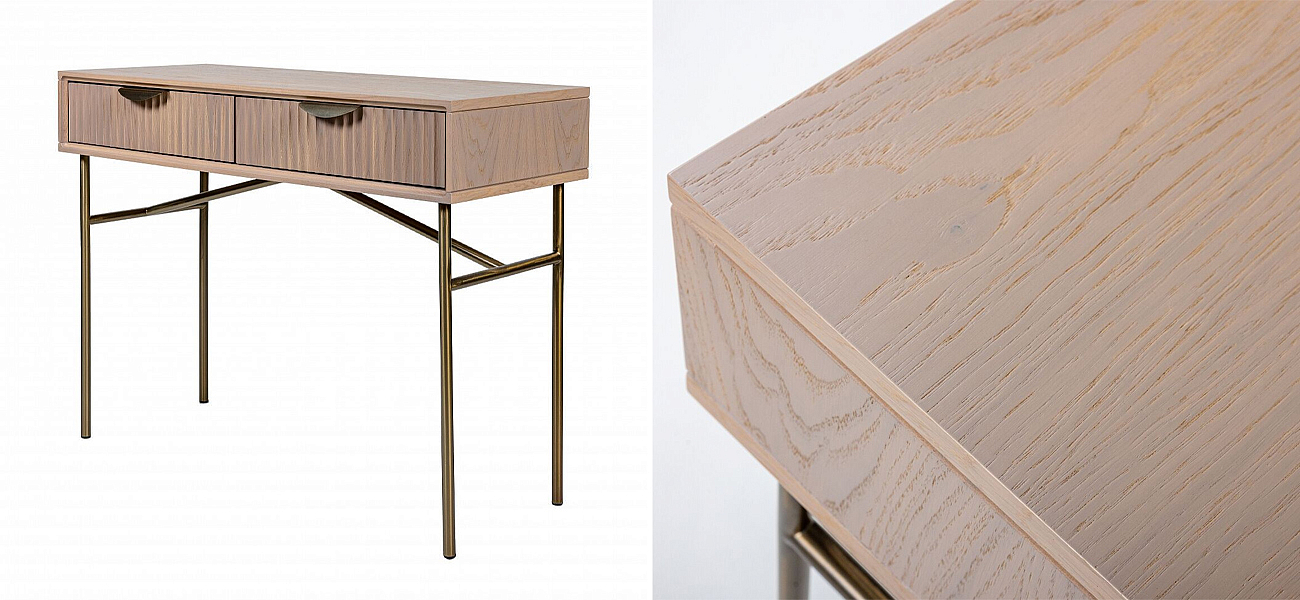Консоль Antique Order Бежевый Шпон Дуба Консоль Antique Order Бежевый Шпон Дуба - Loft-Concept в Волгограде