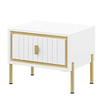 Тумба прикроватная белая с ящиком Antique Order варинант исполнения - 1 | Loft Concept в Волгограде