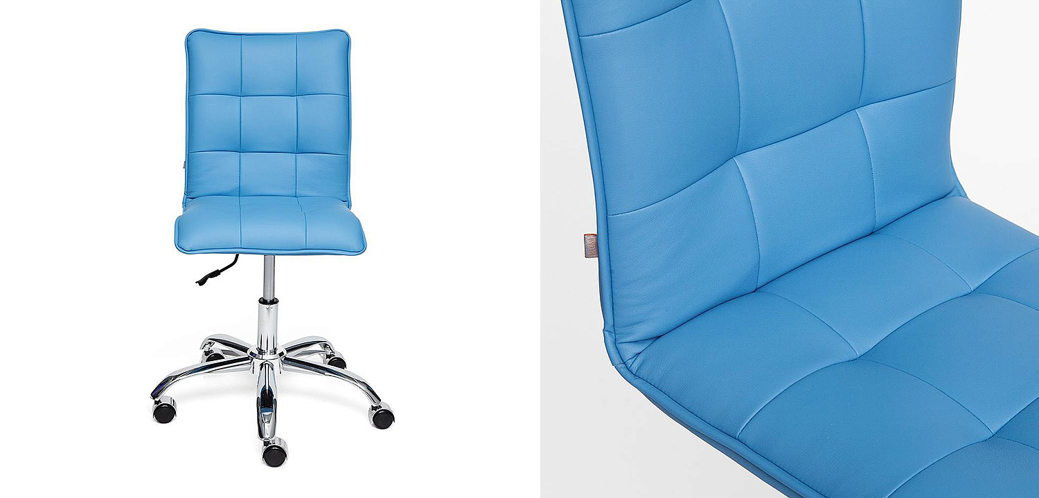 Кресло Deborah eco-leather light blue Кресло Deborah eco-leather light blue - Loft-Concept в Волгограде