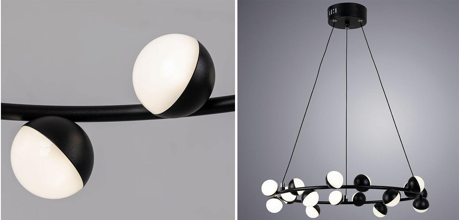Люстра Vilelme Chandelier black 50 Люстра Vilelme Chandelier black 50 - Loft-Concept в Волгограде
