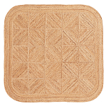 Ковер из джута квадратный с закругленными краями Atlas варинант исполнения - 1 | Loft Concept в Волгограде