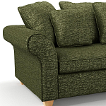 Мебельная ткань Шенилл зеленый цвет 138 см T4-22 варинант исполнения - 7 | Loft Concept в Волгограде