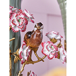 Ваза с птицами и цветами из фарфора с бронзовыми элементами Garden of Eden варинант исполнения - 7 | Loft Concept в Волгограде