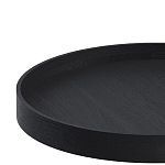 Cross W поднос из массива дуба чёрного цвета варинант исполнения - 1 | Loft Concept в Волгограде