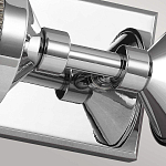 Бра для ванных комнат горизонтальное с 2-мя прозрачными рифлеными цилиндрическими плафонами Feiss варинант исполнения - 3 | Loft Concept в Волгограде